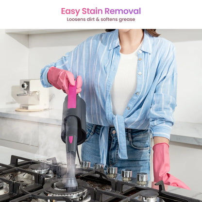 19-in-1 Steam Mop with Detachable Handheld Steamer, 3 Steam Modes & Multi-Surface Accessories