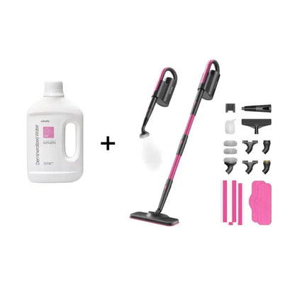 19-in-1 Steam Mop with Detachable Handheld Steamer, 3 Steam Modes & Multi-Surface Accessories